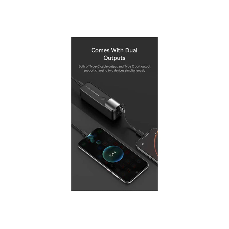 Maxco 3-in-1 Fast Charging Power Bank 5000mAh MP40 - Black
