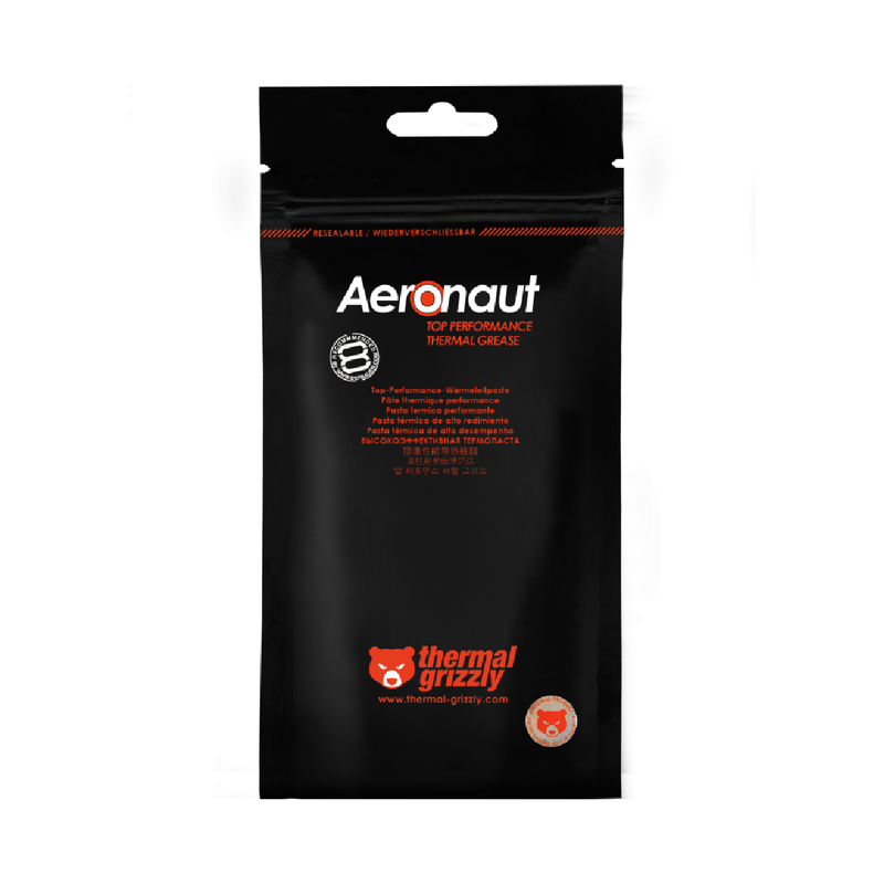 Thermal Grizzly Aeronaut 3mL Top Performance Thermal Grease TG-A-030-R - Gray