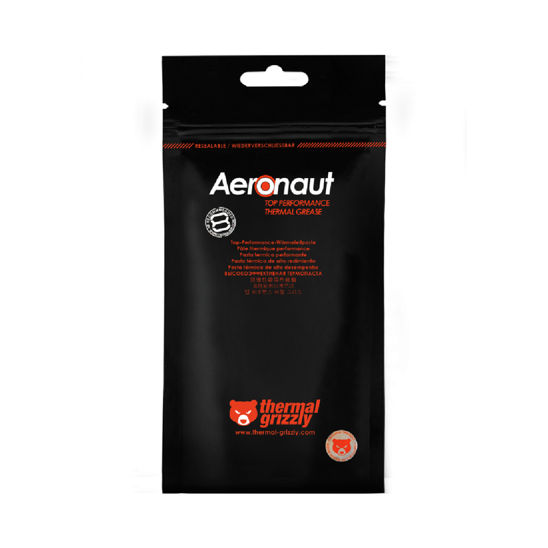Thermal Grizzly Aeronaut 3.9g 1.5ml Thermal Paste TG-A-015-R - Gray