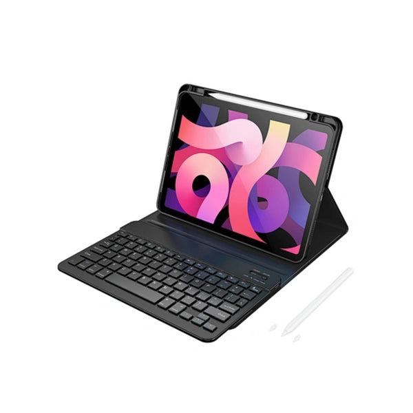 Wiwu 3 in 1 Premium Combo Protect Case+Pencil+Keyboard For pad Air 13 (24&25)- Black