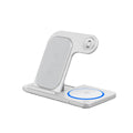 Wiwu 3in1 Wireless Charger Foldable Magnetic Suction Convenient -White
