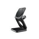 ويوو واريور شاحن لاسلكي 3 في 1 - أسود