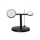 ويوو شاحن المغناطيسي ٤ في ١ بدون كابل - أسود