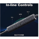 RAVPower RP-BH1006 Stereo Wired Type-C Earphone - Black