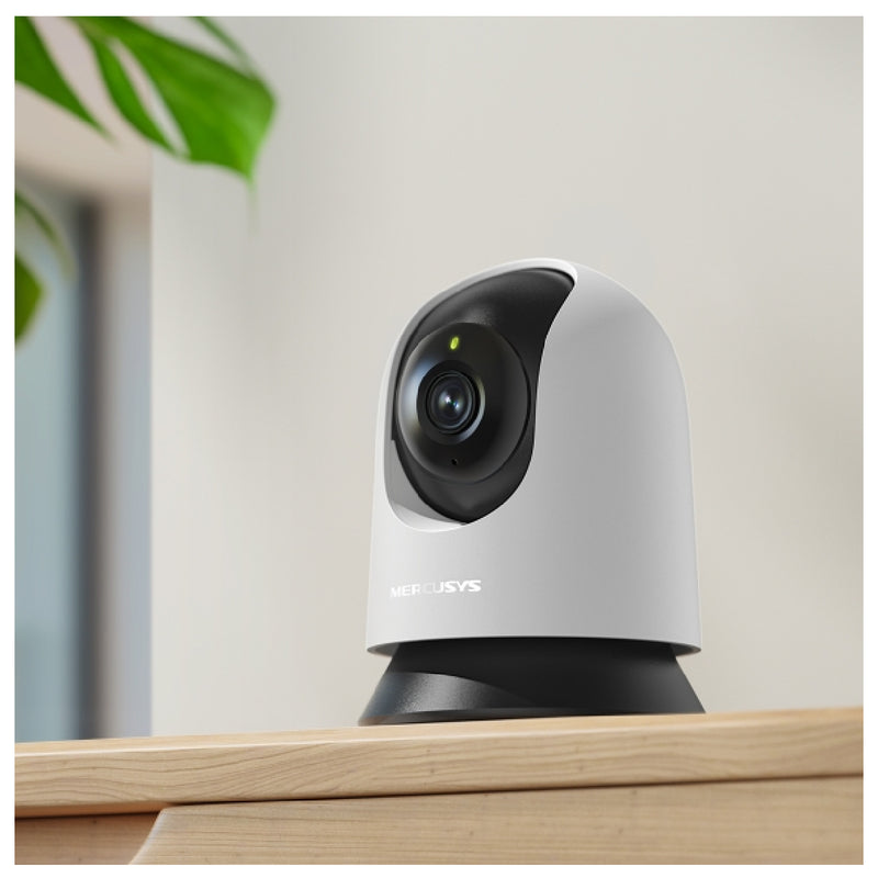 Mercusys Pan/Tilt Home Security Wi-Fi Camera 2K, MC210 - White