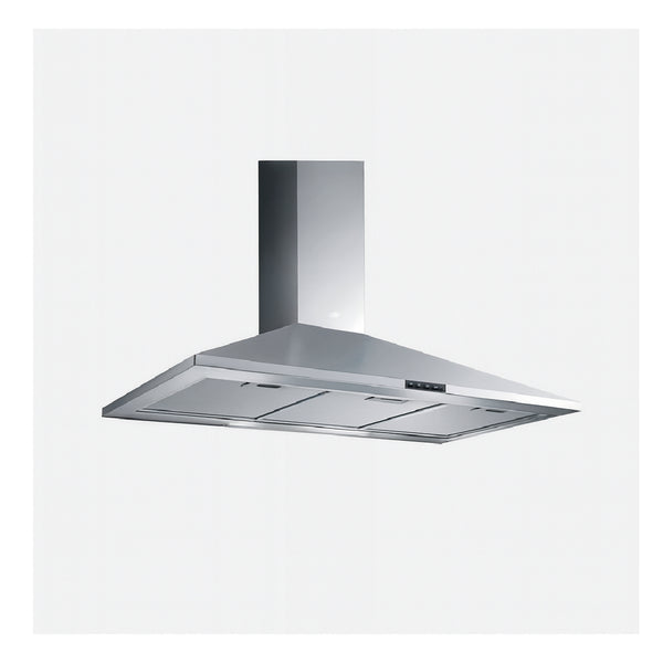 تربو إير شفاط Certosa60 الهرمي المدمج مع مدخنة، 60 سم، ستانلس ستيل - فضي