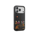 Levelo Vallo for iPhone 17 Pro Max PU Leather Case -Black