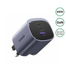 Ugreen Nexode 65W 3 Port PD GaN Fast Charger - Gray