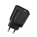 Maxco MC12E 2-Ports Fast Charger PD 30W EU Plug - Black