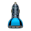 Maxco MQ05 PD3.0 Fast Car Charger 90W USB-A + 2 USB-C Ports - Black