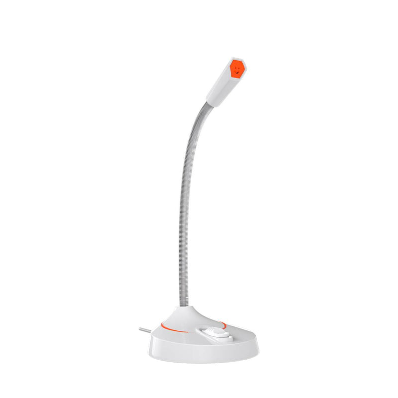 Meetion MC12 Wired Conference Room Gooseneck Microphone - White