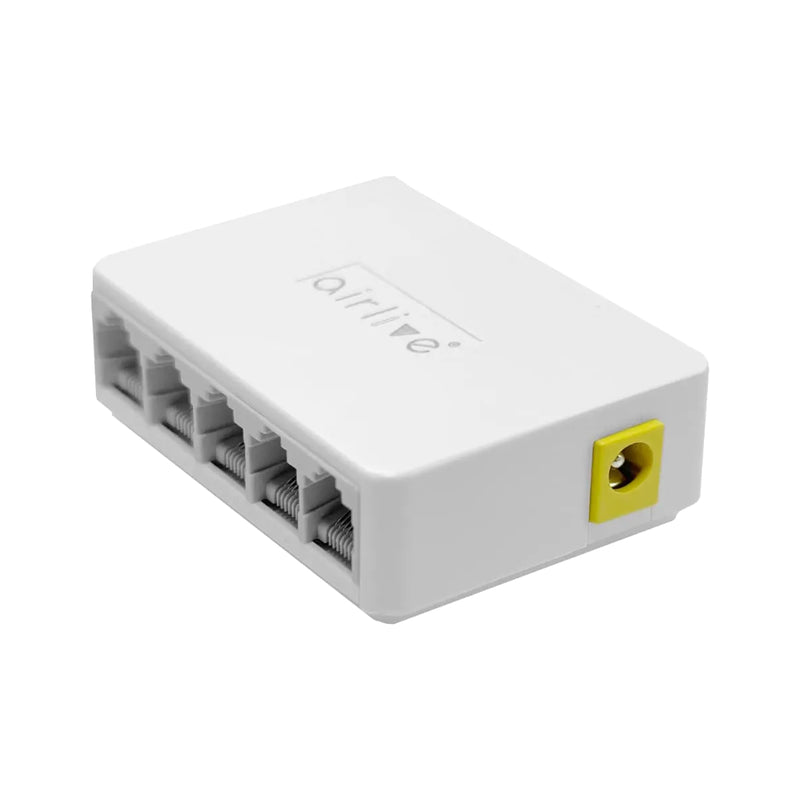 Airlive 5 Port Ethernet Desktop Switch, 1000Mbps, Live-5GT - White