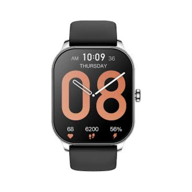 Amazfit Smart watch POP 3S, AMOLED, 12-day Battery Life, Bluetooth Calls - Silver