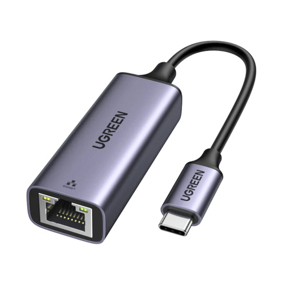 Ugreen USB-C to Gigabit Ethernet Adapter, CM199 - Gray