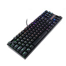 لوحة مفاتيح ميكانيكية Redragon K552 KUMARA مزودة بإضاءة خلفية LED RGB و87 مفتاحًا - لون أسود 