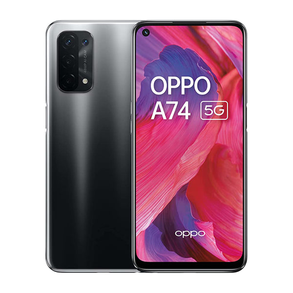 Oppo A74 5G Dual SIM, 6GB Ram, 128GB, AMOLED, 5000mAh Battery - Fluld Black