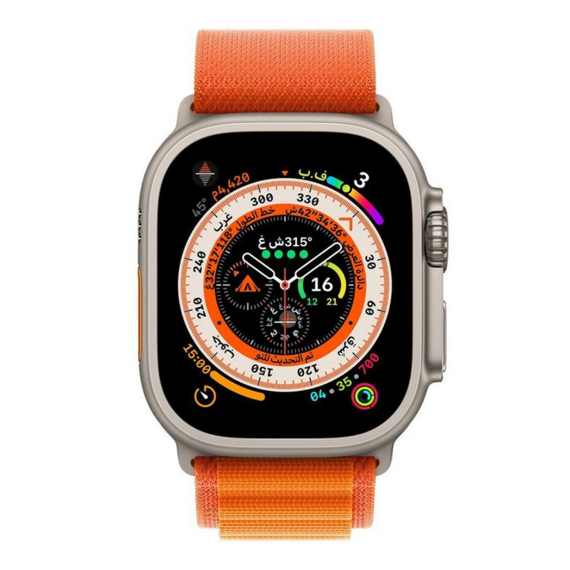 Apple Watch ULTRA 49mm (S) Titanium Case - Orange