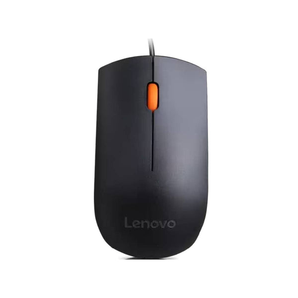 Lenovo 300 Mouse USB, High resolution at 1600 DPI, Ambidextrous design - GX30M39704 - Gray