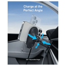 أنكر ماجك جو كيواي 2 لوحة شحن سيارة لاسلكية مع كابل USB-C مدمج - أسود 