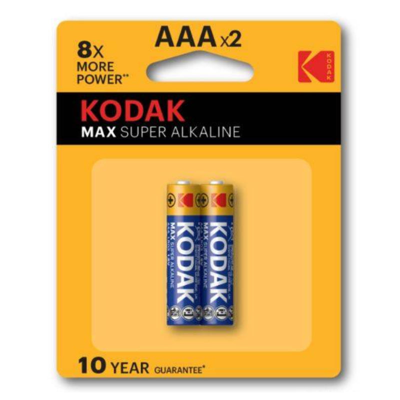 KODAK Max Super Al kaline 8x More Power AAAx