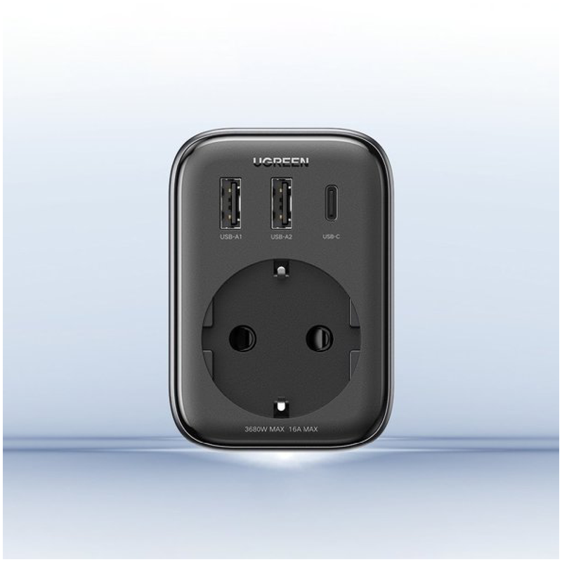 UGREEN CD314 30W 4-in-1 Outlet Extender - Black