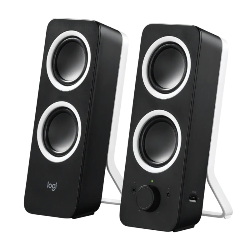 logitech Z200 STEREO SPEAKERS Rich Stereo Sound - Black