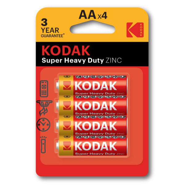 KODAK Super Heavy Duty Zinc AAx4