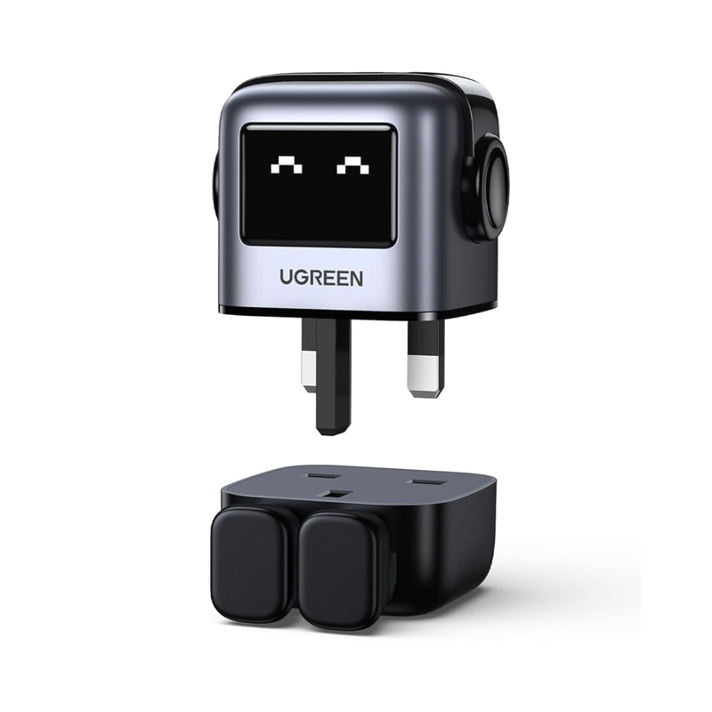 Ugreen Nexode RG 65W 3-Port Robot Gan Fast Charger - Black