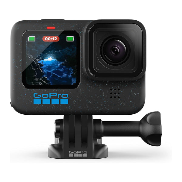 GoPro HERO12, Waterproof Action Camera with 5.3K60 Ultra HD Video, 27MP Photos, HDR, 1/1.9" Image Sensor, Live Streaming, Webcam, Stabilization