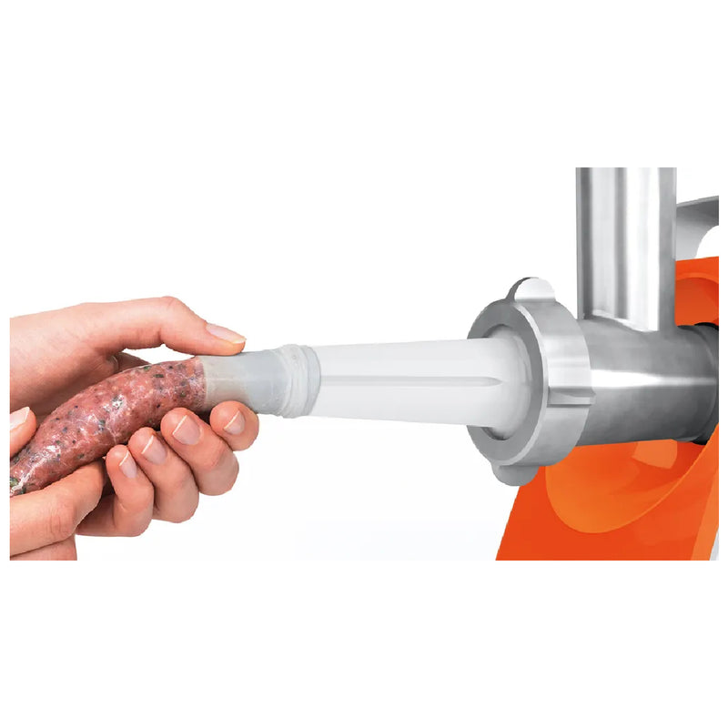 Bosch Compact Power Meat Mincer 1600W, MFW3630I - White & Orange