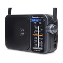 Panasonic Portable AM / FM Radio, High-Quality Sound, Battery Operated Analog Radio, AC Powered, RF-2400D - Black