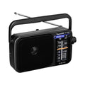 Panasonic RF-2400D, Portable AM / FM Radio High-Quality Sound - Black