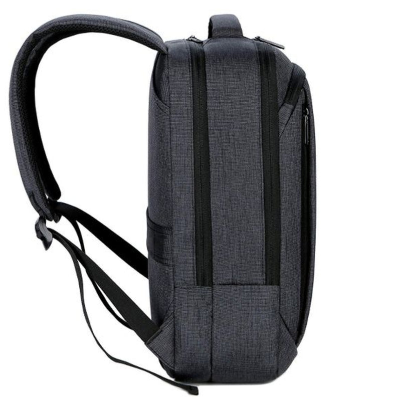 Meinaili 023 Business Laptop Backpacks anti thief Travel Bag with USB, Black
