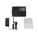 طابعة كانون SELPHY CP1500، واي فاي، طباعة 41 ثانية، شاشة LCD 8.9 سم - أسود + مجموعة حبر وورق كانون KP-108IN الملون