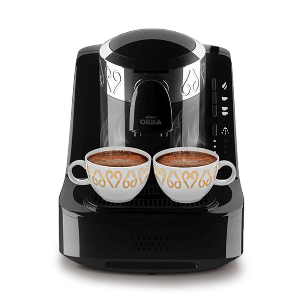 Arzum Okka Automatic Turkish Coffee Machine, OK002 – Black/Chrome