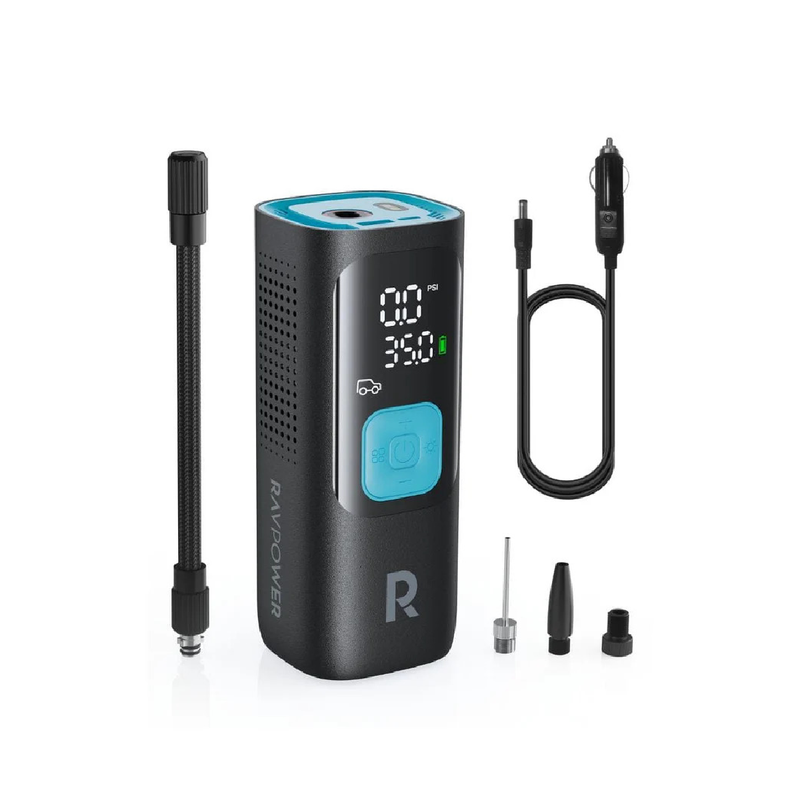 RavPower Air Compressor Portable Smart 7500mAh -RP-PB1233 - Black