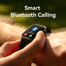 Imilab Smart Watch W02 Bluetooth Calling, 1.85" TFT Screen, 24h Bio Tracker - Black + Black magnetic strap + Blue Fluoroelastomer Strap