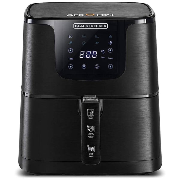 Black & Decker AF700 Digital Air Fryer, 4.3 Liters, 240V supply voltage and 50Hz - Black
