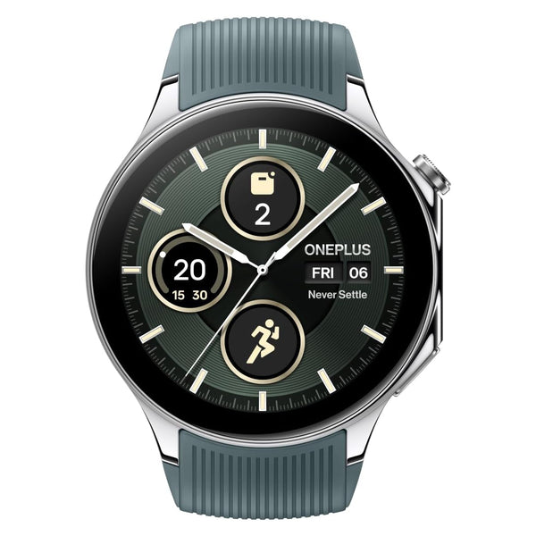 Oneplus Watch 2, Bluetooth calling, GPS, NFC- Radiant Steel