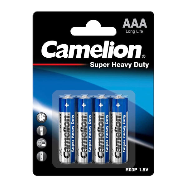 Camelion  AAA Carbon - Zinc - R03P-BP4B