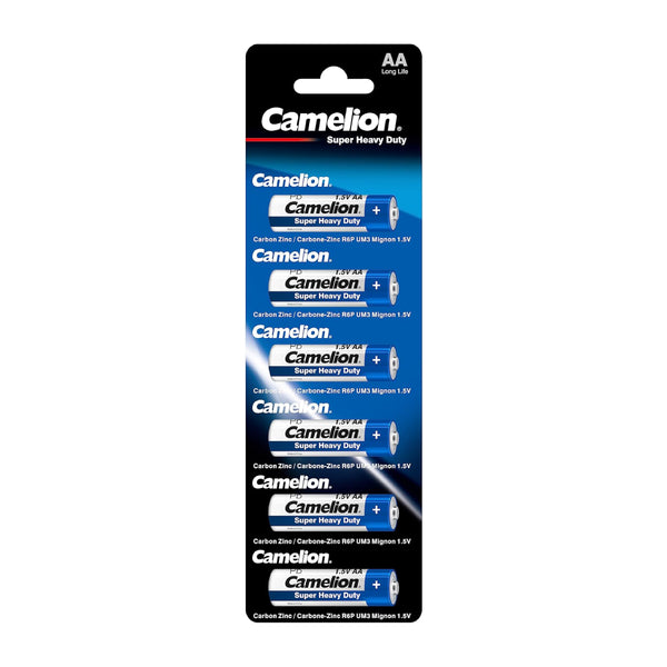 Camelion AA Carbone - Zinc R6P UM3 Mignon R6P-BP16BP
