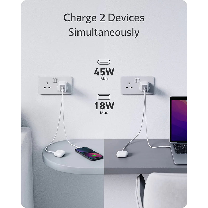 Anker 725 Charger (65W) -white