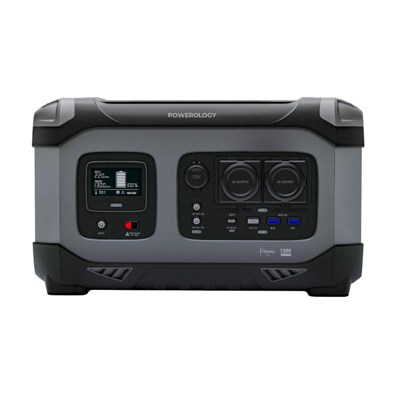 Powerology 392000mAh Power Generator with 1300W, PPBCHA23 - Black