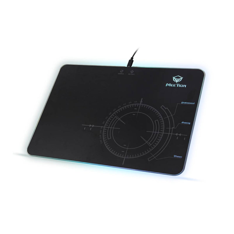 Meetion P010 RGB Backlit Gaming Mouse Pad - Black