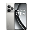Realme GT6 Dual SIM, 512GB, 16GB RAM, AMOLED, 5G Network - Fluid Silver