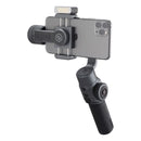 مثبت Zhiyun SMOOTH 5 Combo الاحترافي لكاميرات iPhone وAndroid مع خاصية التتبع الذكي والتحكم بالإيماءات والتكبير - أسود 