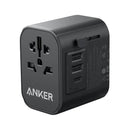 موسع منافذ Anker 312 بقدرة 30 وات مع 3 منافذ USB، A9212k11 - أسود