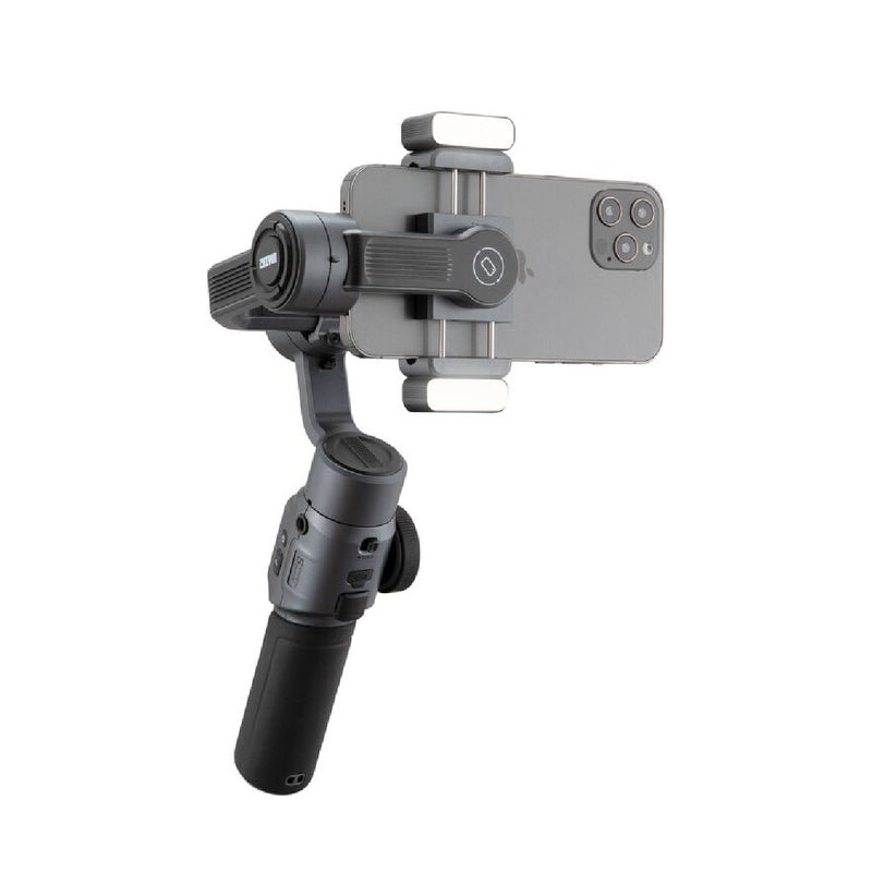 Zhiyun SMOOTH 5 Combo Professional Gimbal Stabilizer for iPhone & Android With Smart Tracking Gesture Control & Zoom - Black