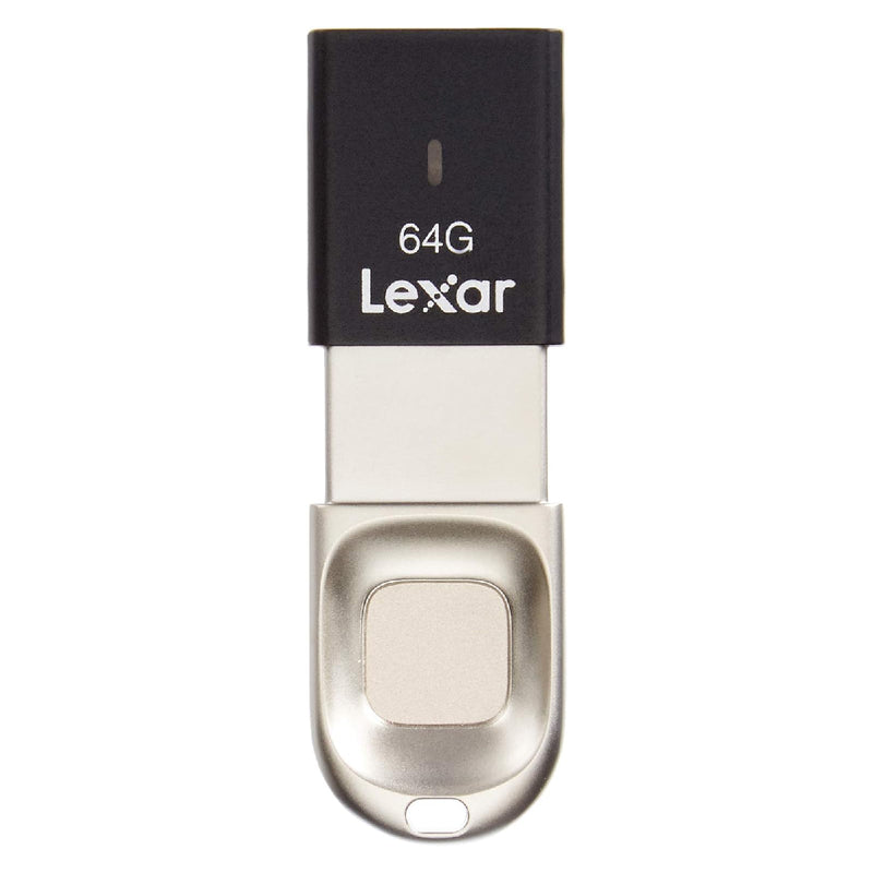 Lexar JumpDrive F35, USB card reader with Fingerprint, 64GB