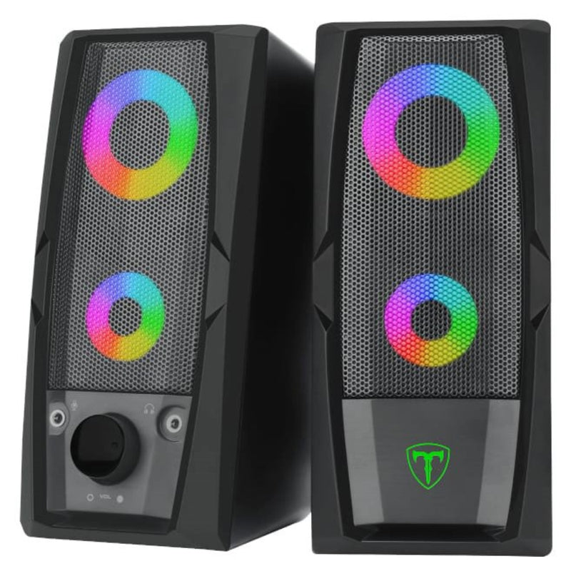 T-Dagger T-TGS550 2x3W RGB PC Speakers - Black